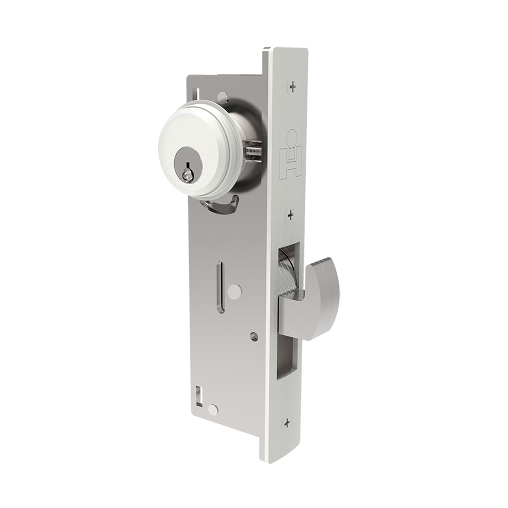 Cerraduras Aluminio P/Puerta Café Doble Cilindro Lock