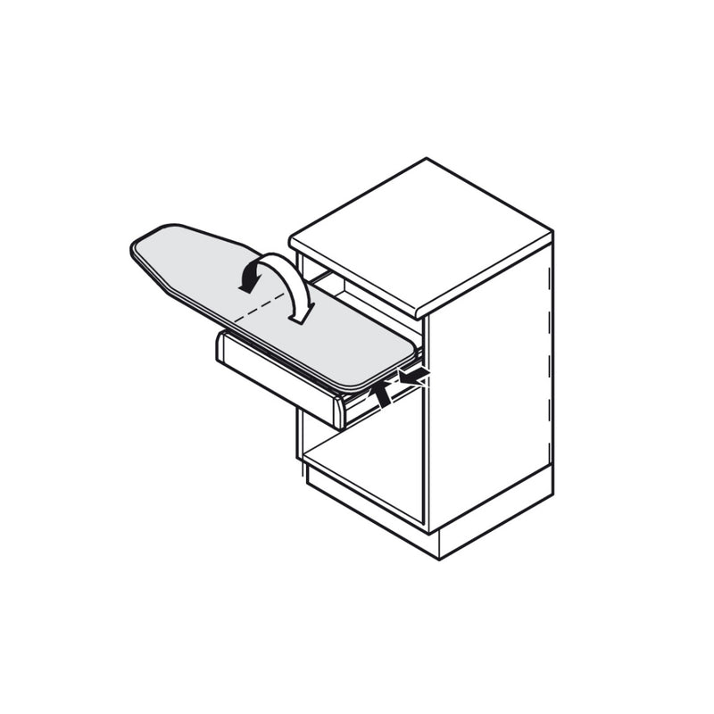 Tabla de planchar Häfele Ironfix para Montaje