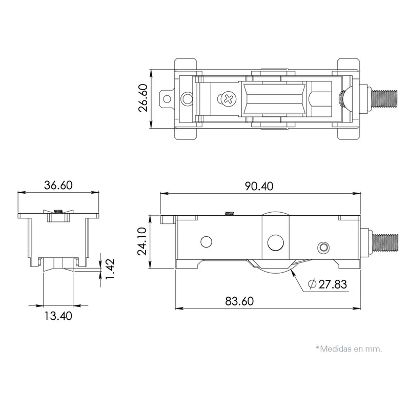 Carretilla p/ventana línea Española