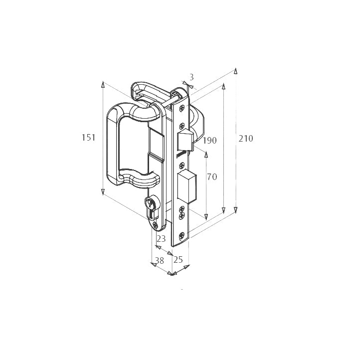 CERRADURA 3060 JM