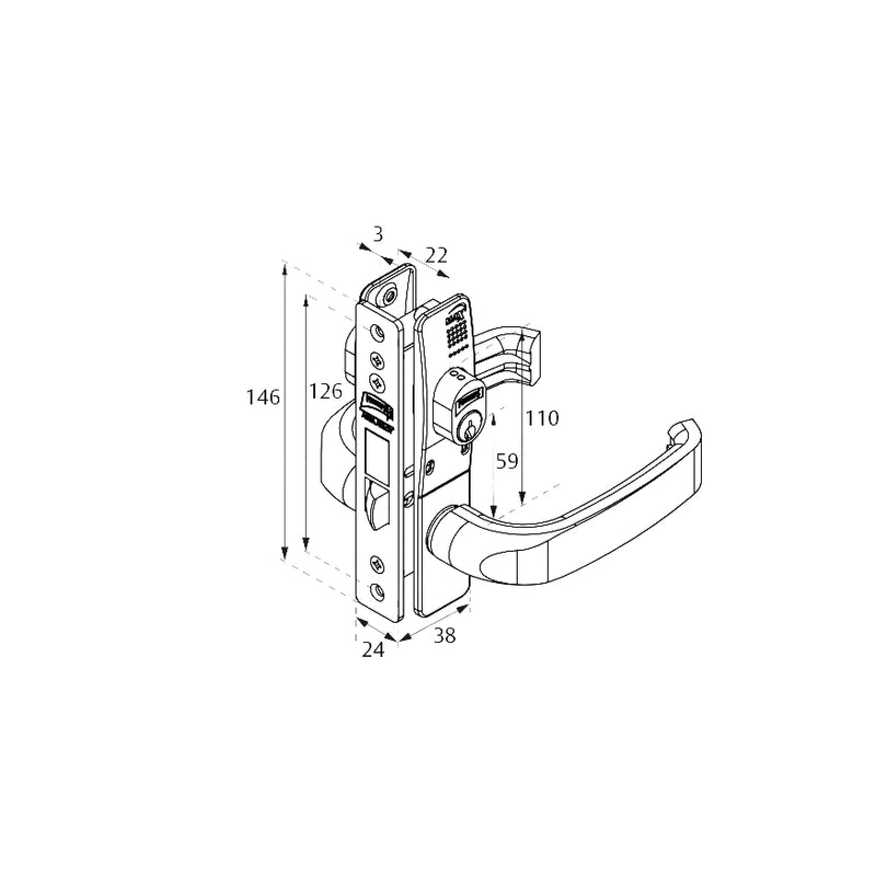 CERRADURA 550 MAX MR