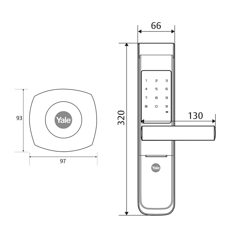 Kit Yale Connect: Hub + SmartConnect YMF40