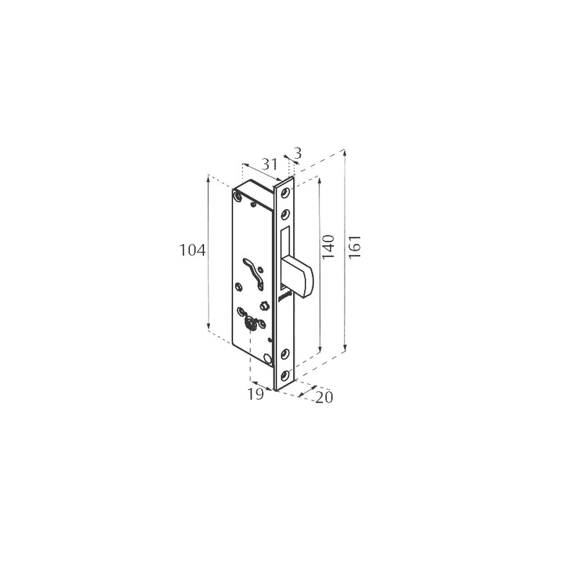 CERRADURA X450