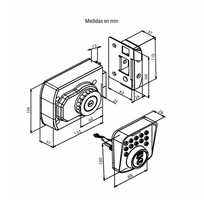 Cerradura Digital XTR NS