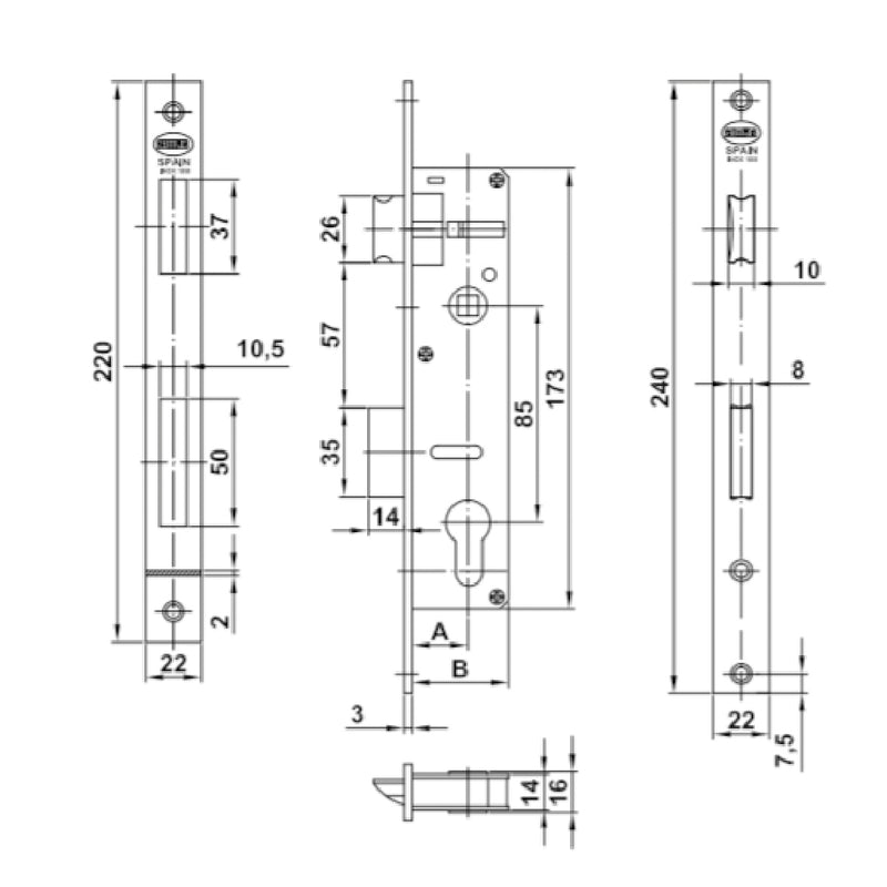 CERRADURA Amig 720E