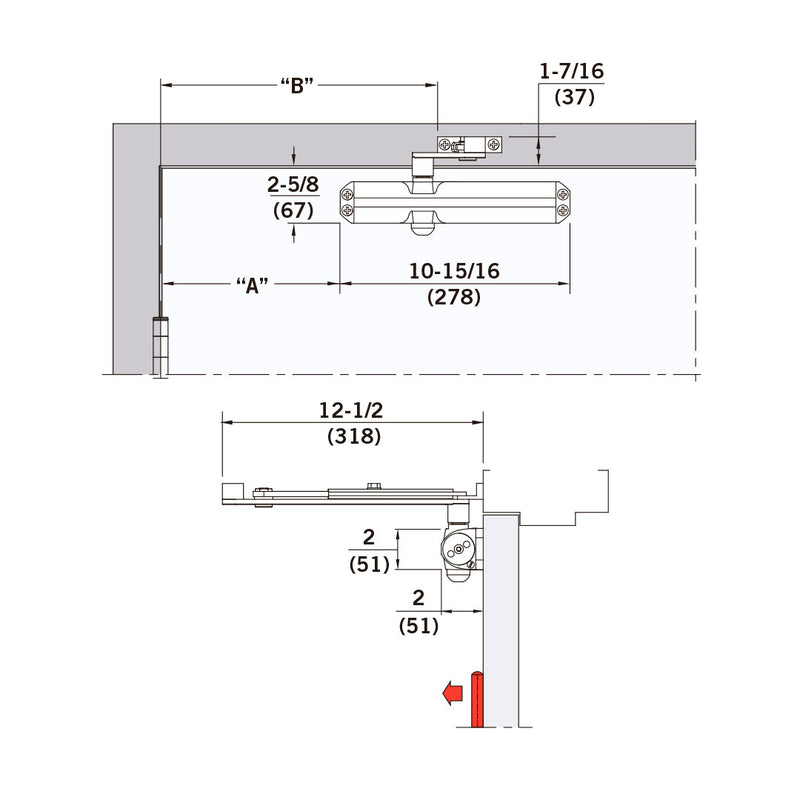 CIERRA PUERTA 7436 ARP 689