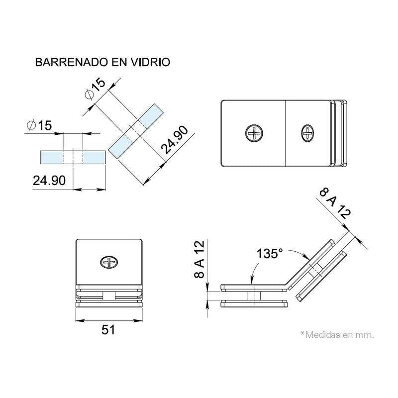 Conector Recto 1161