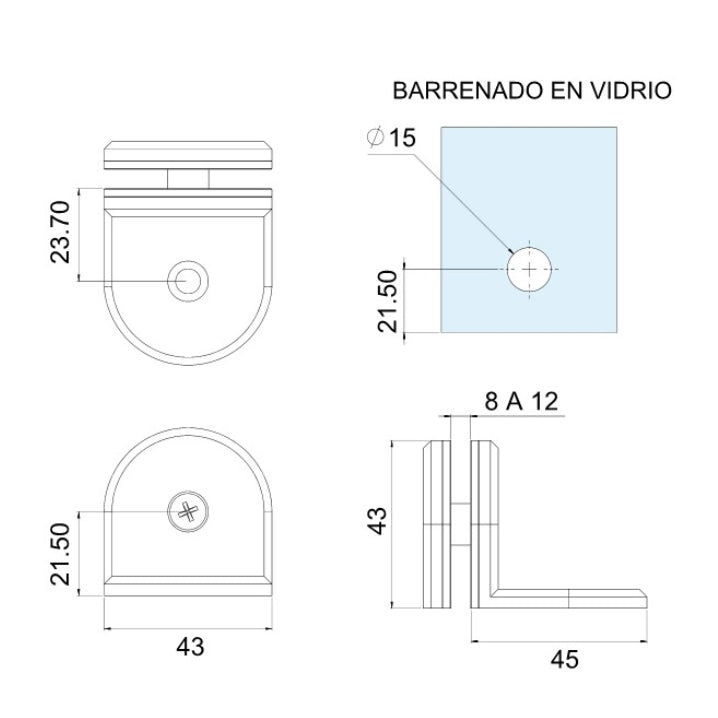 CONECTOR CURVO 1110