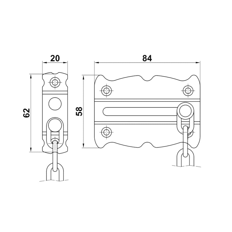 CADENA de seguridad Amig modelo 3