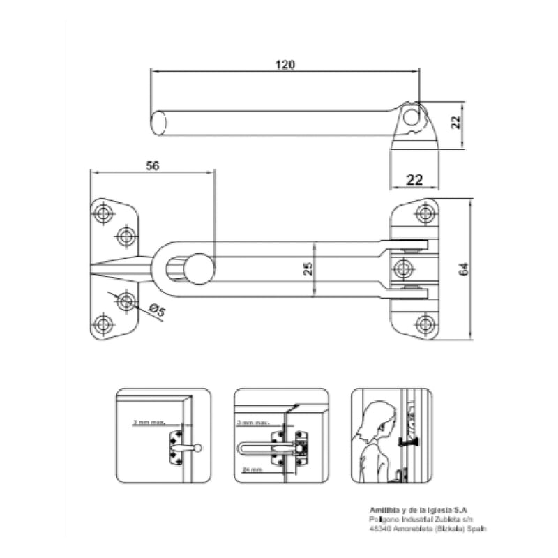 CADENA DE SEGURIDAD Amig modelo 2