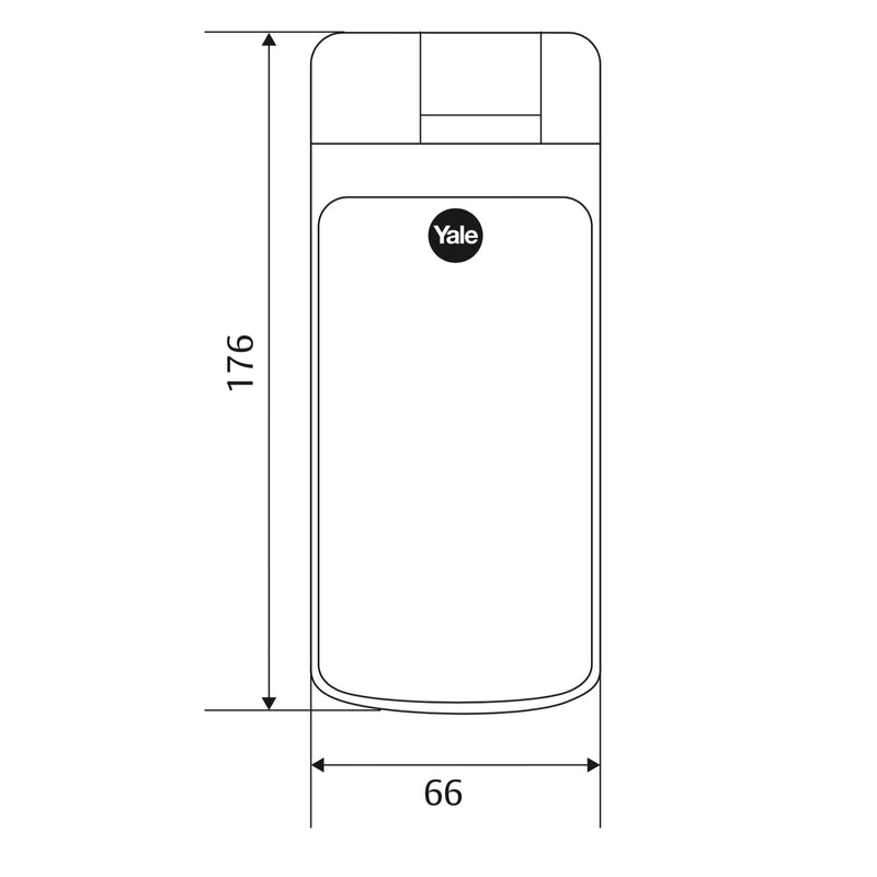 Cerradura digital de huella ydf40a